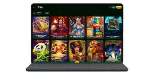 Casinacho Casino Lobby am Laptop